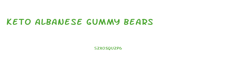 Keto Albanese Gummy Bears