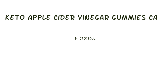 Keto Apple Cider Vinegar Gummies Canada