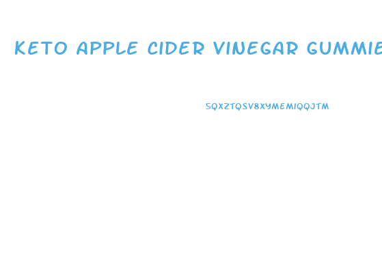 Keto Apple Cider Vinegar Gummies Walmart