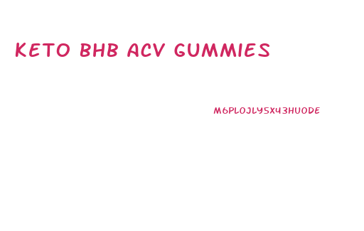 Keto Bhb Acv Gummies