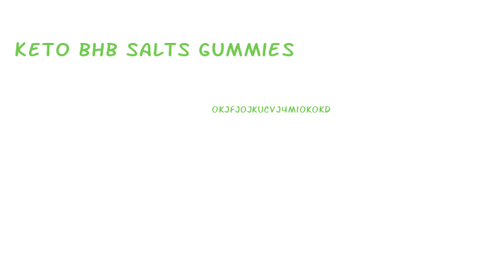 Keto Bhb Salts Gummies