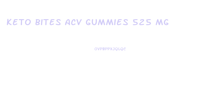 Keto Bites Acv Gummies 525 Mg