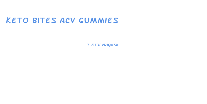 Keto Bites Acv Gummies