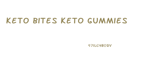 Keto Bites Keto Gummies