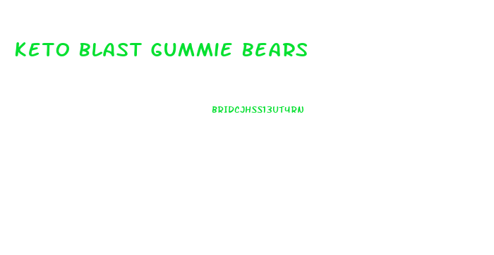 Keto Blast Gummie Bears