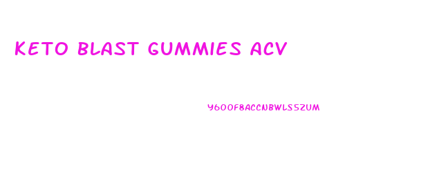 Keto Blast Gummies Acv