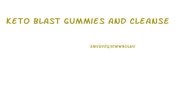 Keto Blast Gummies And Cleanse