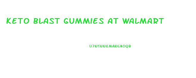 Keto Blast Gummies At Walmart