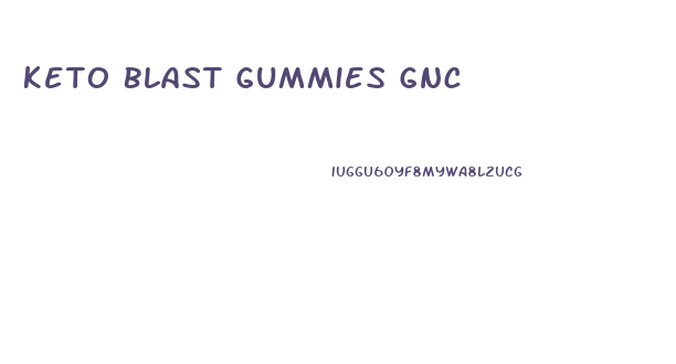 Keto Blast Gummies Gnc