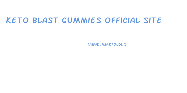 Keto Blast Gummies Official Site