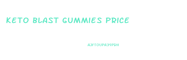 Keto Blast Gummies Price