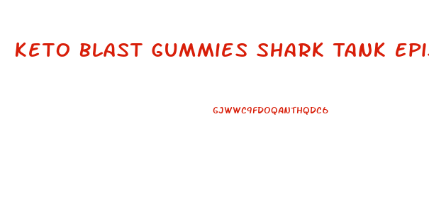 Keto Blast Gummies Shark Tank Episode