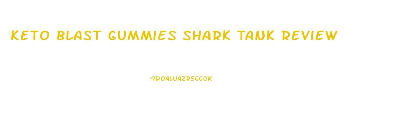 Keto Blast Gummies Shark Tank Review