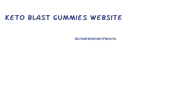 Keto Blast Gummies Website