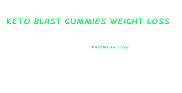 Keto Blast Gummies Weight Loss