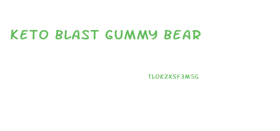 Keto Blast Gummy Bear