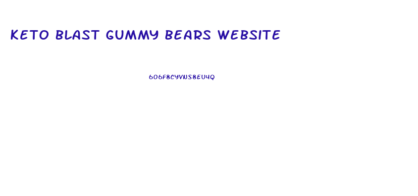 Keto Blast Gummy Bears Website