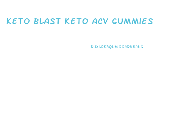 Keto Blast Keto Acv Gummies