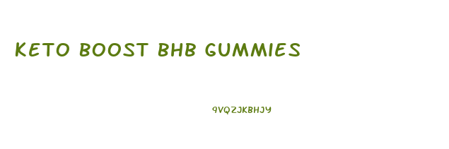 Keto Boost Bhb Gummies