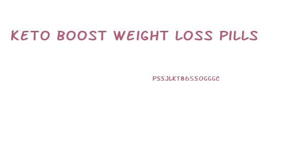 Keto Boost Weight Loss Pills