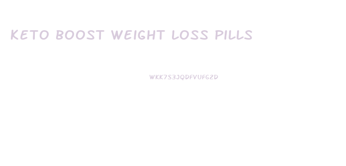 Keto Boost Weight Loss Pills