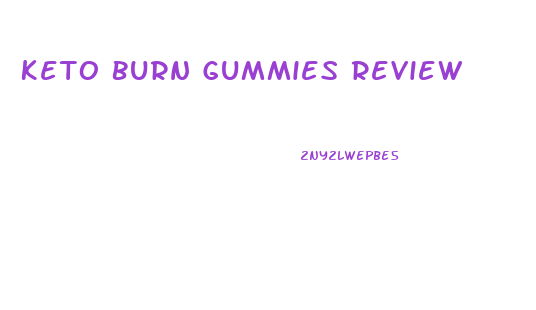 Keto Burn Gummies Review