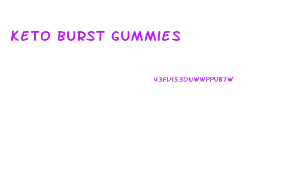 Keto Burst Gummies