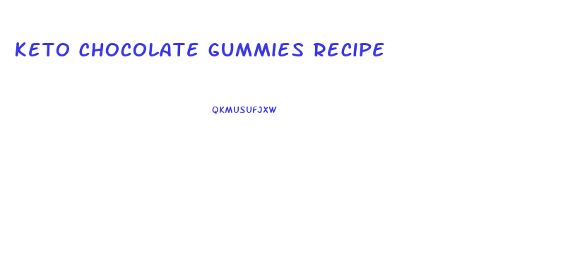 Keto Chocolate Gummies Recipe
