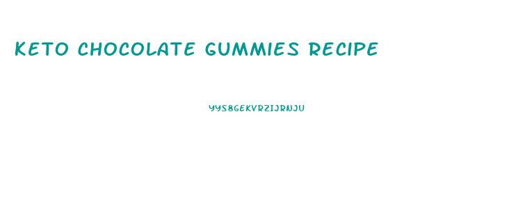 Keto Chocolate Gummies Recipe