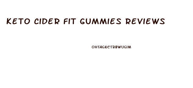 Keto Cider Fit Gummies Reviews