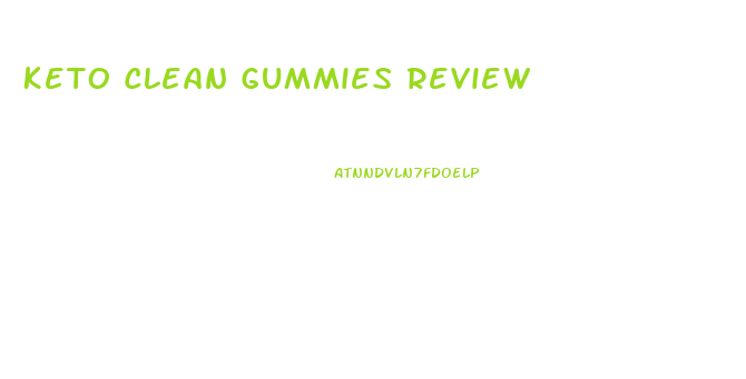 Keto Clean Gummies Review