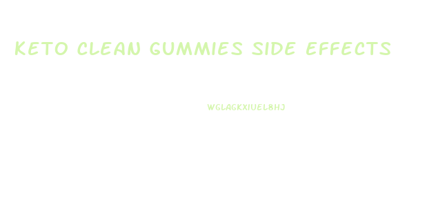 Keto Clean Gummies Side Effects