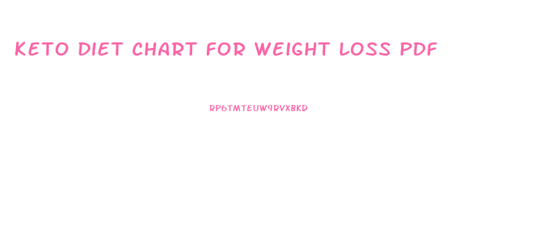 Keto Diet Chart For Weight Loss Pdf