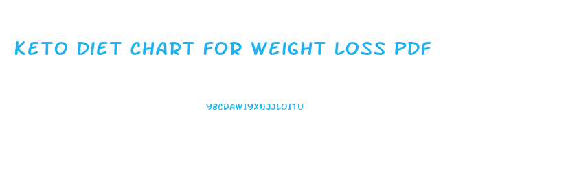 Keto Diet Chart For Weight Loss Pdf