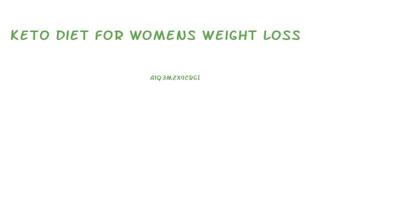 Keto Diet For Womens Weight Loss