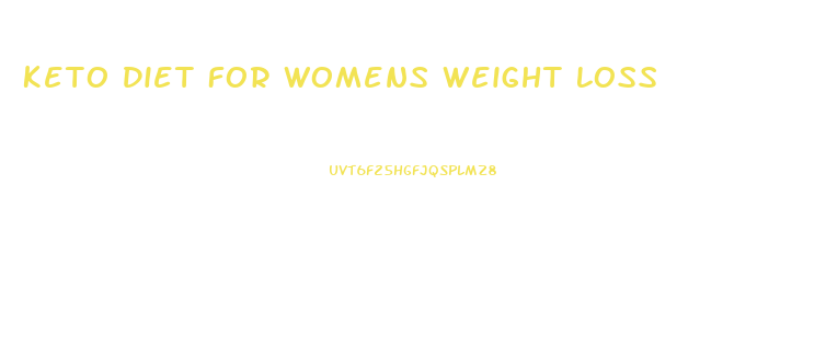 Keto Diet For Womens Weight Loss