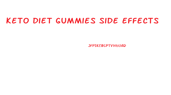 Keto Diet Gummies Side Effects