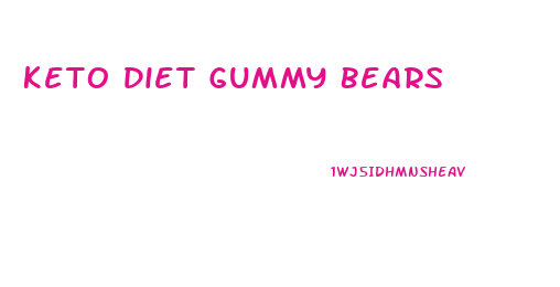 Keto Diet Gummy Bears