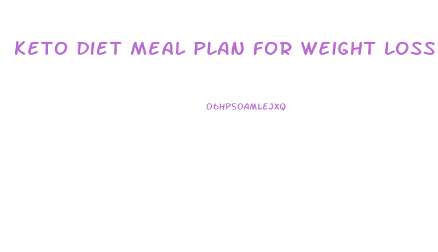 Keto Diet Meal Plan For Weight Loss Australia