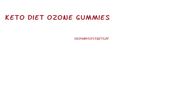 Keto Diet Ozone Gummies