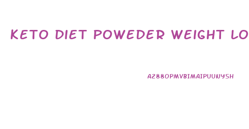 Keto Diet Poweder Weight Loss With Apple Vinegar