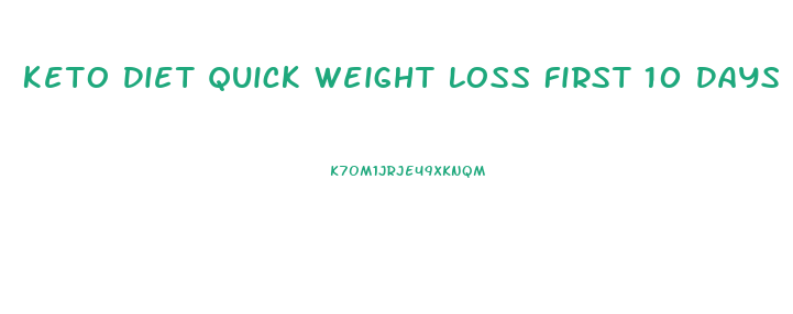 Keto Diet Quick Weight Loss First 10 Days Then Plateau