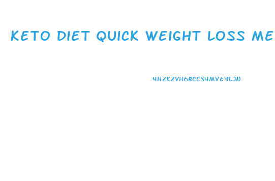 Keto Diet Quick Weight Loss Meal Plan