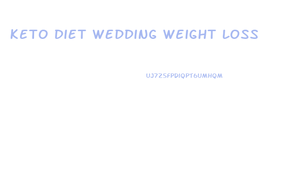Keto Diet Wedding Weight Loss