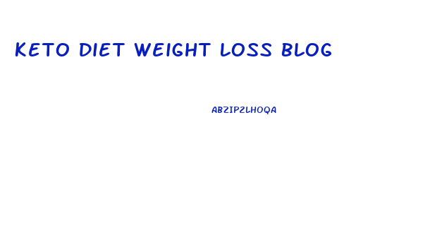 Keto Diet Weight Loss Blog