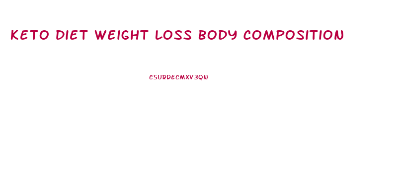 Keto Diet Weight Loss Body Composition