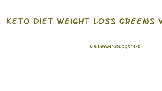 Keto Diet Weight Loss Greens Vegetables