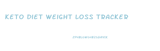 Keto Diet Weight Loss Tracker