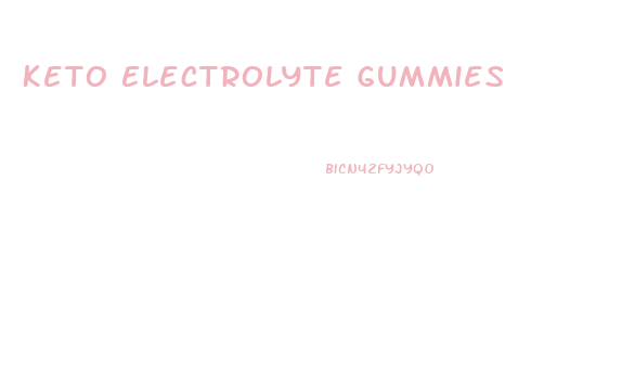 Keto Electrolyte Gummies