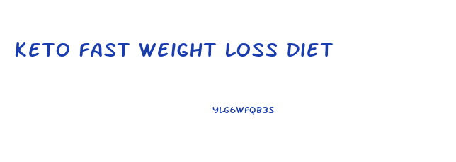 Keto Fast Weight Loss Diet